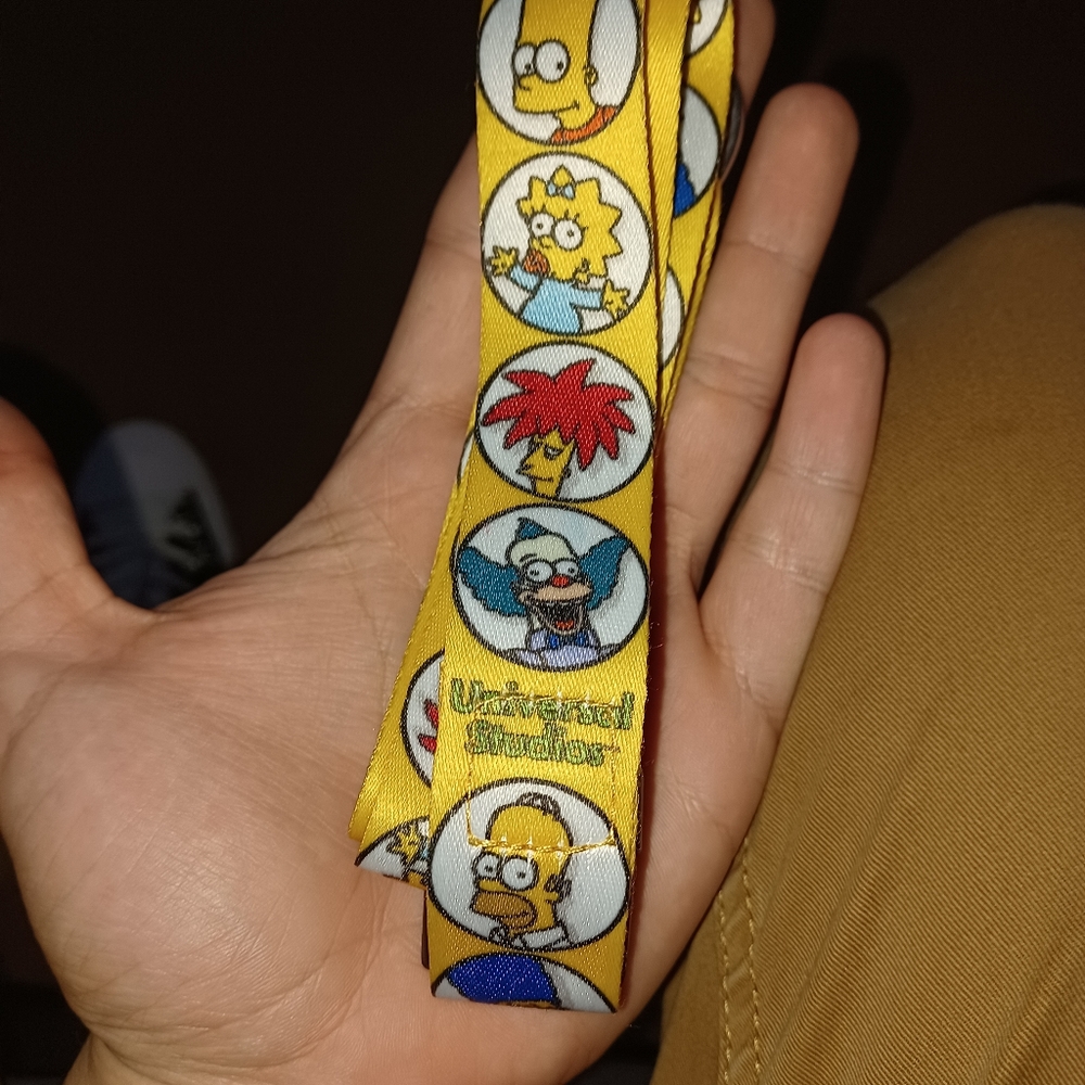 Universal Studios The Simpsons Vintage Lanyard